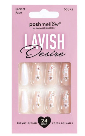 Poshmellow Lavish Desire Press-On Nails – 65572 - ANNS BEAUTY SUPPLY